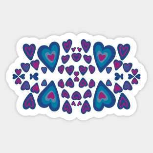 Lots of Hearts Sticker